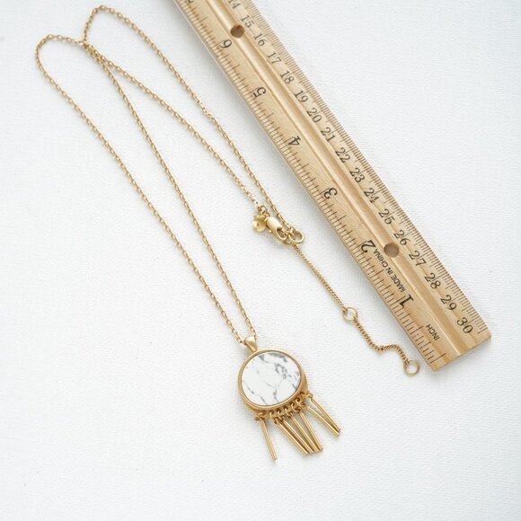 Madewell Marble Fringe Pendant Necklace - Picture 4 of 4
